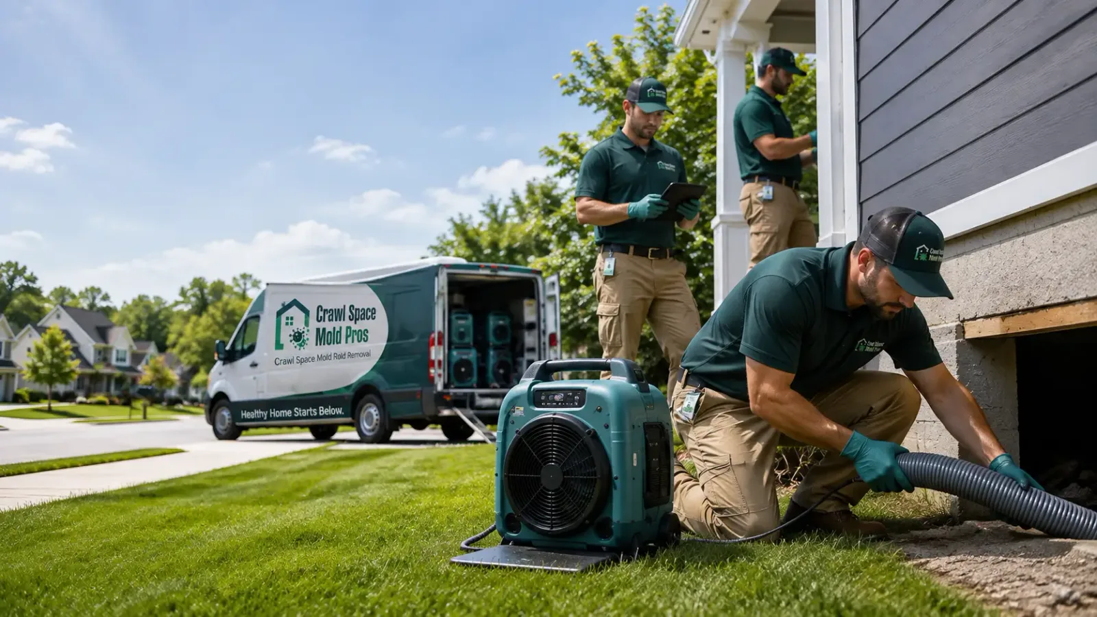 Crawl Space Mold Removal in Middletown, IA